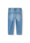 Name It Mini Girl Ella Mom Jean, Light Blue Denim