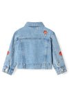 Name It Mini Girl Conny Denim Jacket, Light Blue Denim