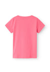 Name It Mini Girl Veen Short Sleeve Tee, Camellia Rose