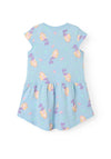 Name It Mini Girl Vigga Cap Sleeve Capsl Dress, Chambray Blue