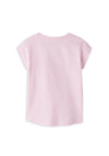 Name It Mini Girl Vigea Short Sleeve Unicorn Tee, Pink