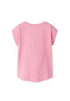Name It Mini Girl Vigea Short Sleeve Cherry Tee, Pink