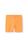 Name It Mini Girl Hara Ribbed Biker Short, Bird of Paradise