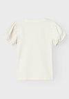 Name It Mini Girl Hellas Short Sleeve Top, Jet Stream