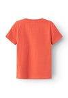 Name It Mini Boy Hakan Short Sleeve Tee, Burnt Sienna