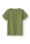 Name It Mini Boy Hakan Short Sleeve Tee, Oil Green