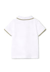 Name It Mini Boy Hakan Short Sleeve Polo, Bright White
