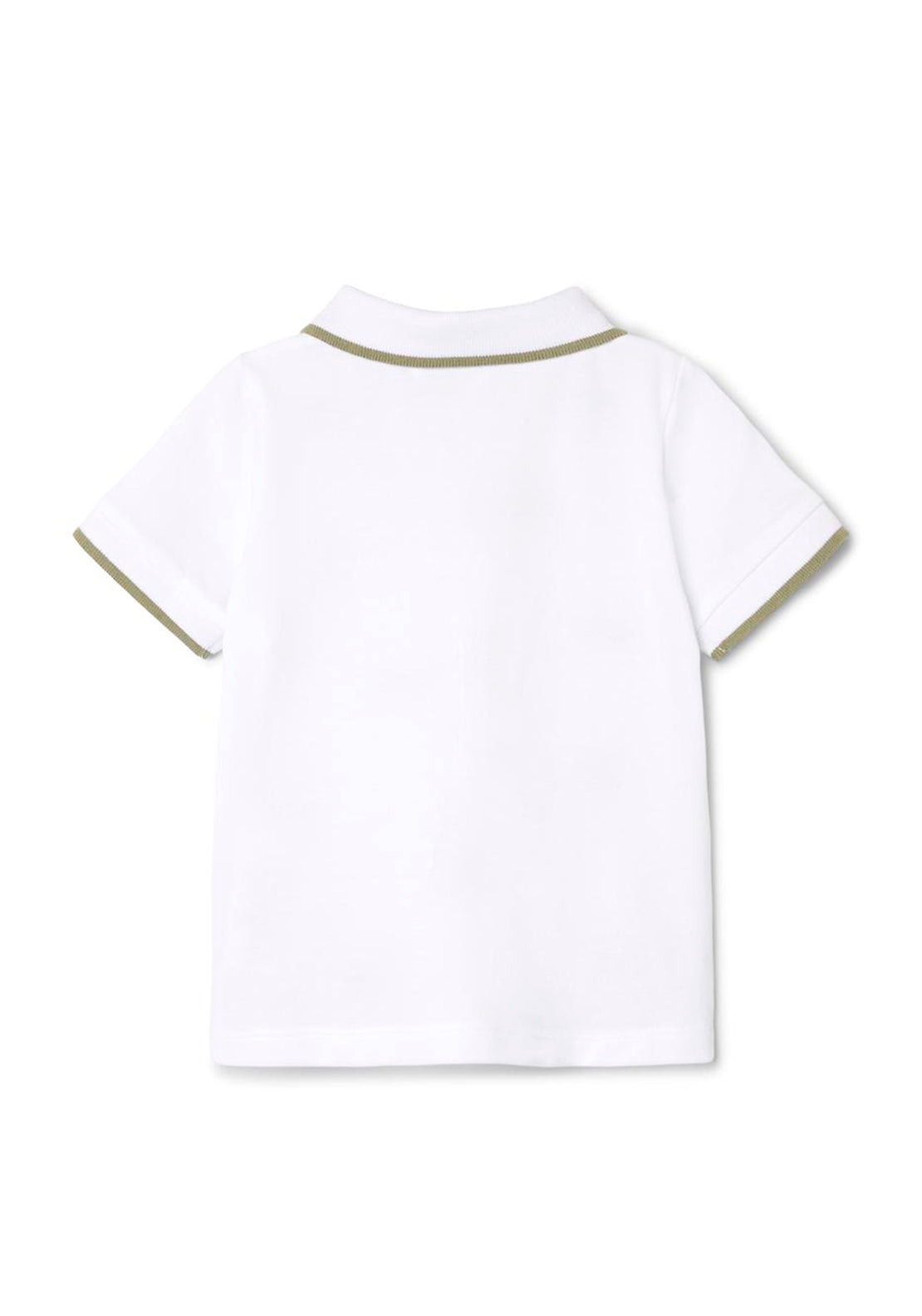 Name It Mini Boy Hakan Short Sleeve Polo, Bright White