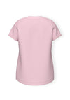 Name It Mini Girl Vix Short Sleeve Tee, Parfait Pink