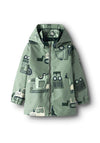 Name It Mini Boy Max Tractor Long Sleeve Jacket, Green