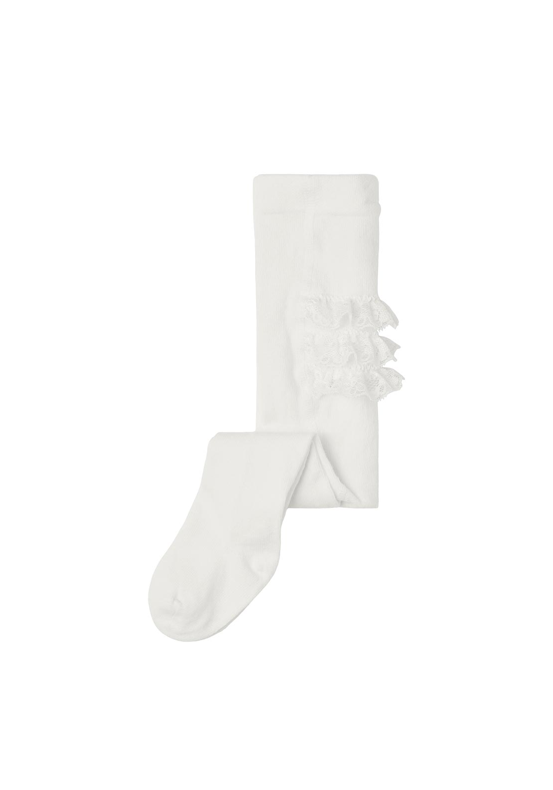 Name It Baby Girl Opagna Tights, White