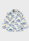 Name It Baby Boy Nabi Dino Fleece, Jet Stream