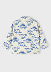 Name It Baby Boy Nabi Dino Fleece, Jet Stream