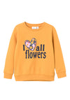 Name It Mini Girl Ofelina Long Sleeve Sweater, Inca Gold
