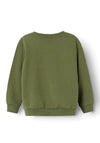 Name It Mini Girl Ofelina Long Sleeve Sweater, Rifle Green