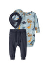 Name It Baby Boy Dinosaur Roar Outfit Set, Citadel