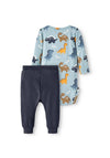 Name It Baby Boy Dinosaur Roar Outfit Set, Citadel