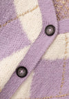 Name It Mini Girl Sininna Knit Cardigan, Lavendar Mist