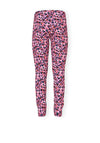 Name It Kid Girl Vivian Print Legging, Pink Cosmos