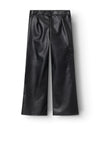 Name It Kid Girl Salli Wide Leg Cargo Trousers, Black