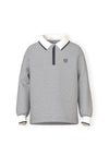 Name It Mini Boy Sirius Long Sleeve Polo Shirt, India Ink