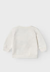 Name It Baby Girl Brine Bunny Sweatshirt, Jet Stream
