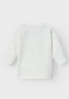 Name It Baby Girl Ralia Long Sleeve Top, Jet Stream