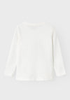 Name It Mini Girl Christmas Long Sleeve Top, Jet Stream