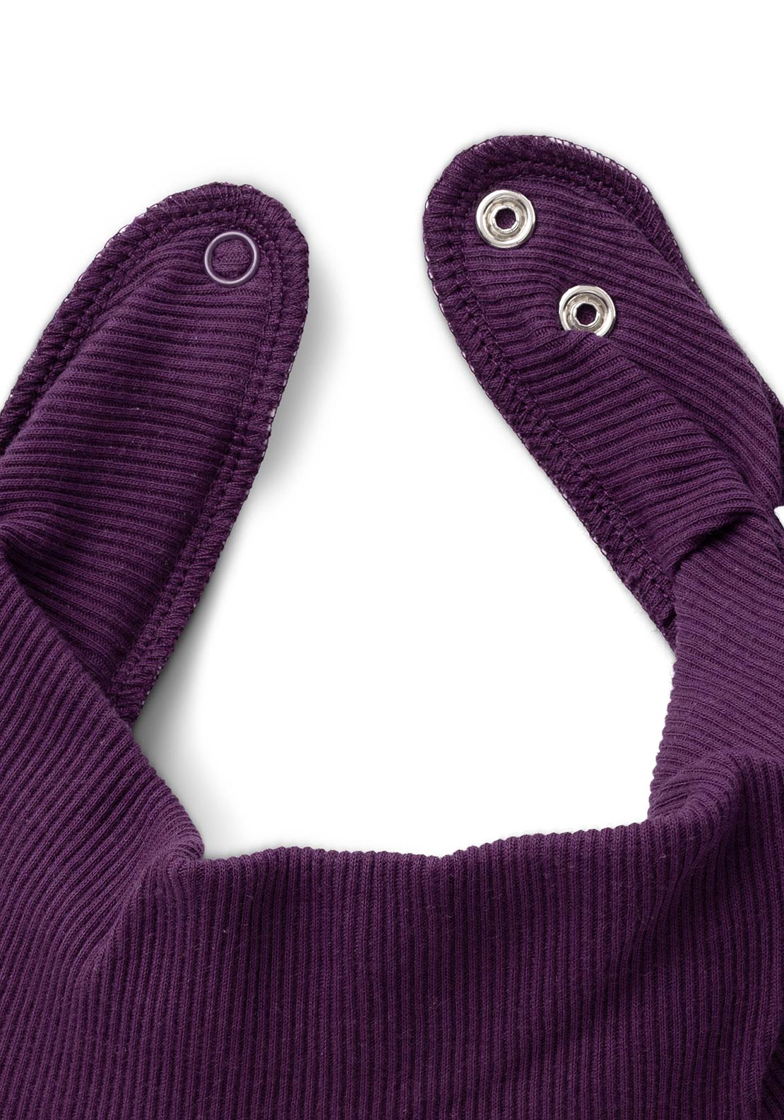 Name It Baby Girl Yvette Rib Scarf Bib, Plum Purple