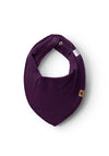 Name It Baby Girl Yvette Rib Scarf Bib, Plum Purple