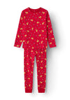 Name It Mini Christmas Long Sleeve Pyjama Set, Jester Red