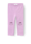 Name It Mini Girl Davina Cat Print Legging, Lavender Mist