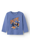 Name It Mini Boy Vagno Long Sleeve Top, Bijou Blue