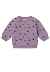 Name It Baby Girl Rayia Long Sleeve Quilted Sweater, Lavender Mist
