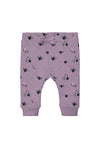 Name It Baby Girl Rayia Quilt Floral Pant, Lavender Mist