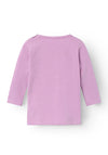 Name It Baby Girl Salvie Long Sleeve Top, Lavendar Mist