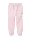 Name It Mini Girl Ricorna Unicorn Sweatpants, Parfait Pink