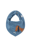 Name It Baby Boy Kanon Scarf Bib, Coronet Blue