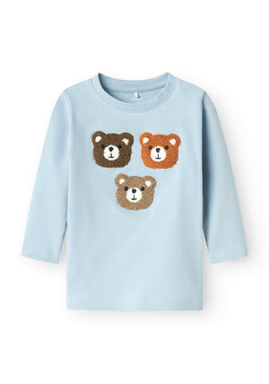 Name It Baby Boy Solve Long Sleeve Top, Blue