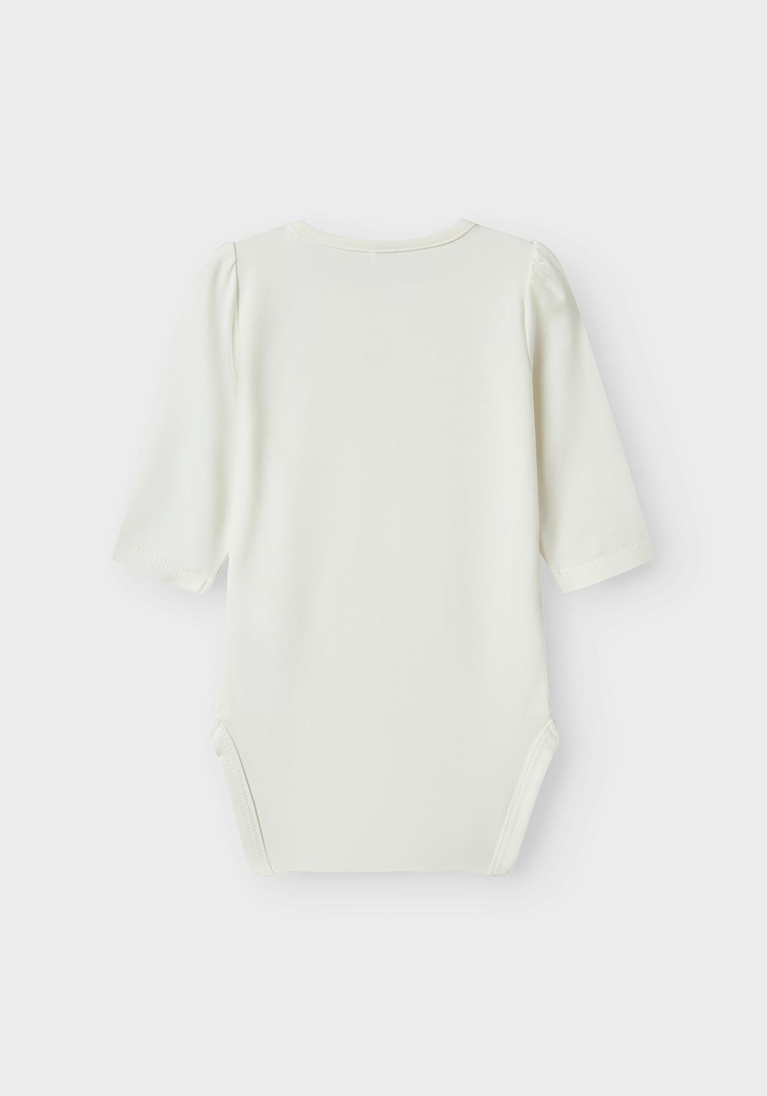 Name It Baby Girl Korn Long Sleeve Bodysuit, Cloud Dancer