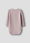 Name It Baby Girl Korn Long Sleeve Bodysuit, Burnished Lilac