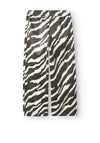 Name It Kid Girl Felias Wide Leg Zebra Trouser, Black