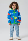 Name It Mini Boy Jenno Fleece Jacket, Blue