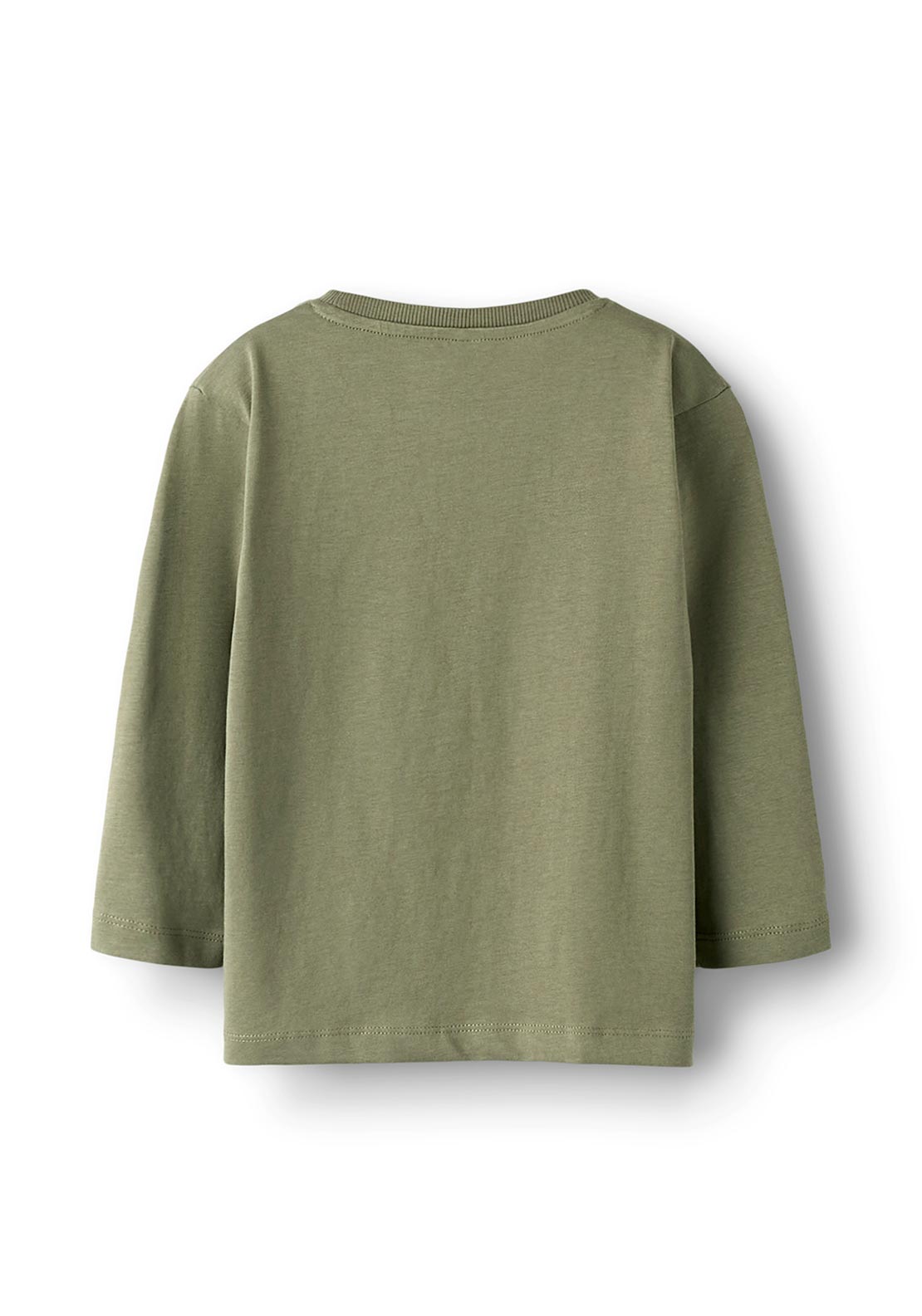 Name It Mini Boy Salan Panda Long Sleeve Top, Green