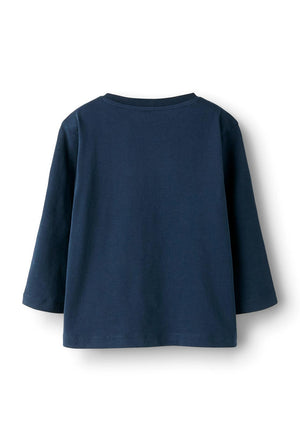 Name It Mini Boy Salan Long Sleeve Top, Navy
