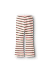 Name It Mini Girl Laverne Stripe Flared Legging, Pink