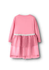 Name It Mini Girl Happi Long Sleeve Tulle Dress, Pink