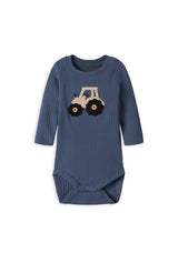 Name It Baby Boy Milias Long Sleeve Bodysuit, Blue