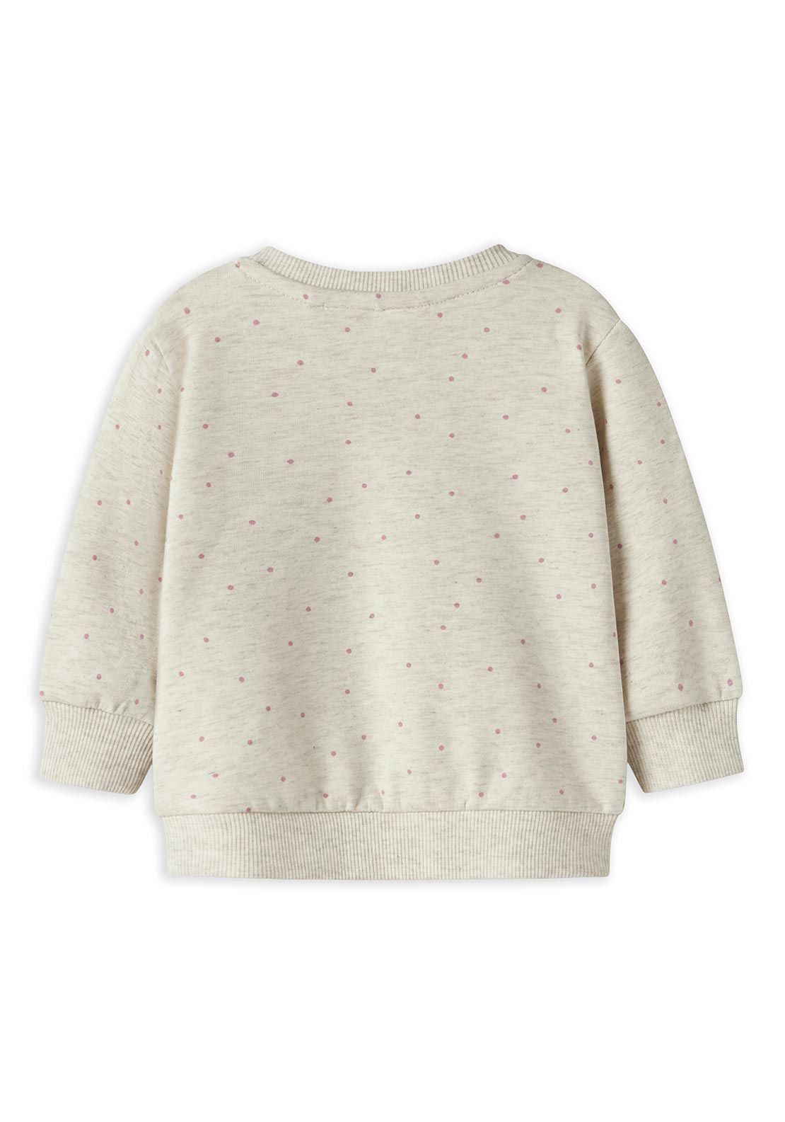 Name It Baby Girl Luelle Long Sleeve Sweater, Beige