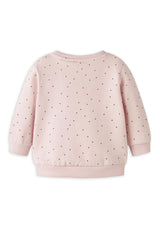 Name It Baby Girl Luelle Long Sleeve Sweater, Pink